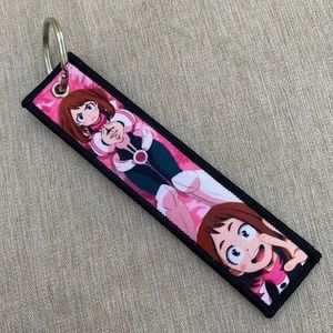 NEW My Hero Academia Ochoco Uraraka Jet Tag Keychain